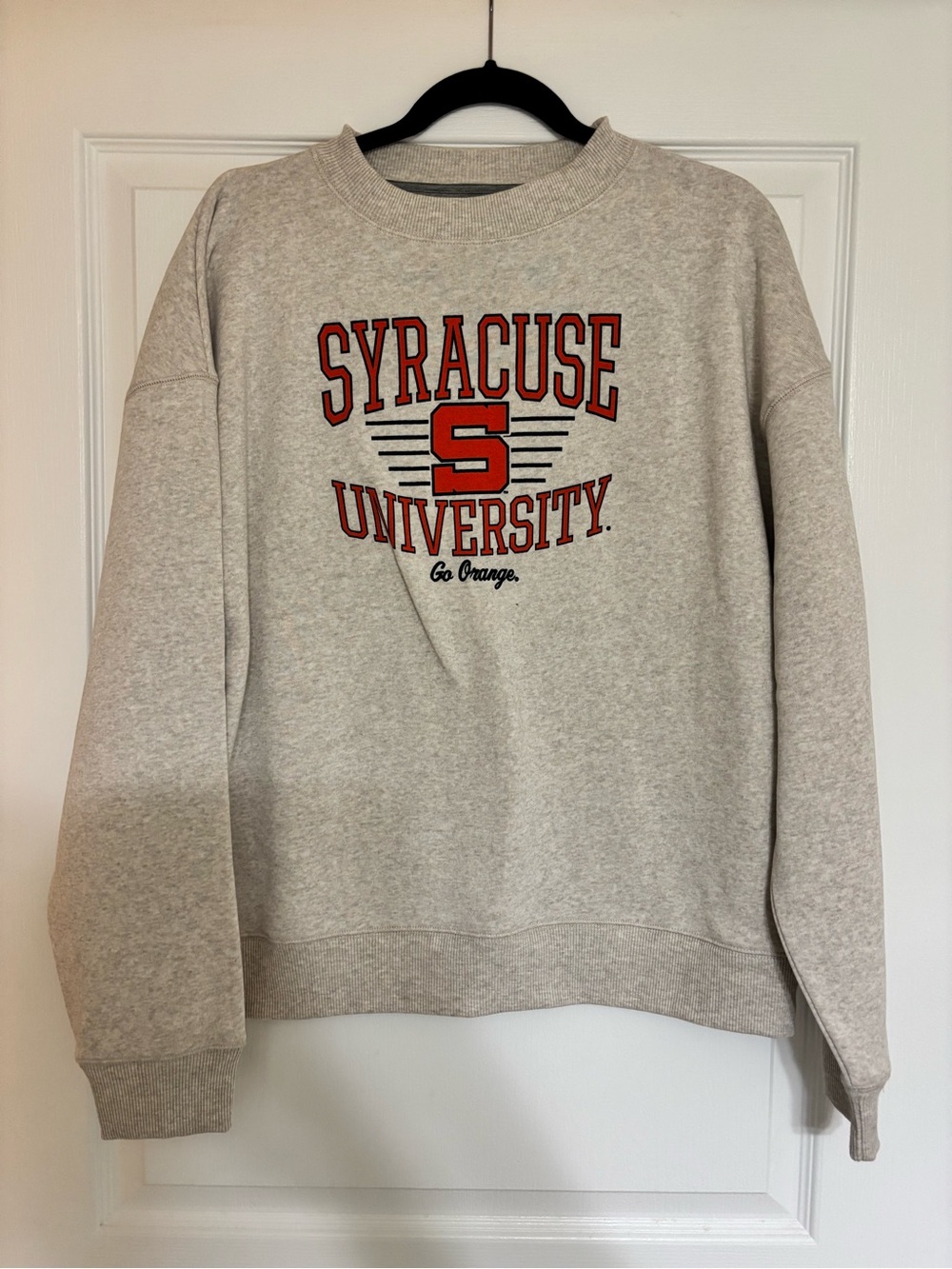 Gray Syracuse Crewneck Champion Sweatshirt - Go Orange NWT
